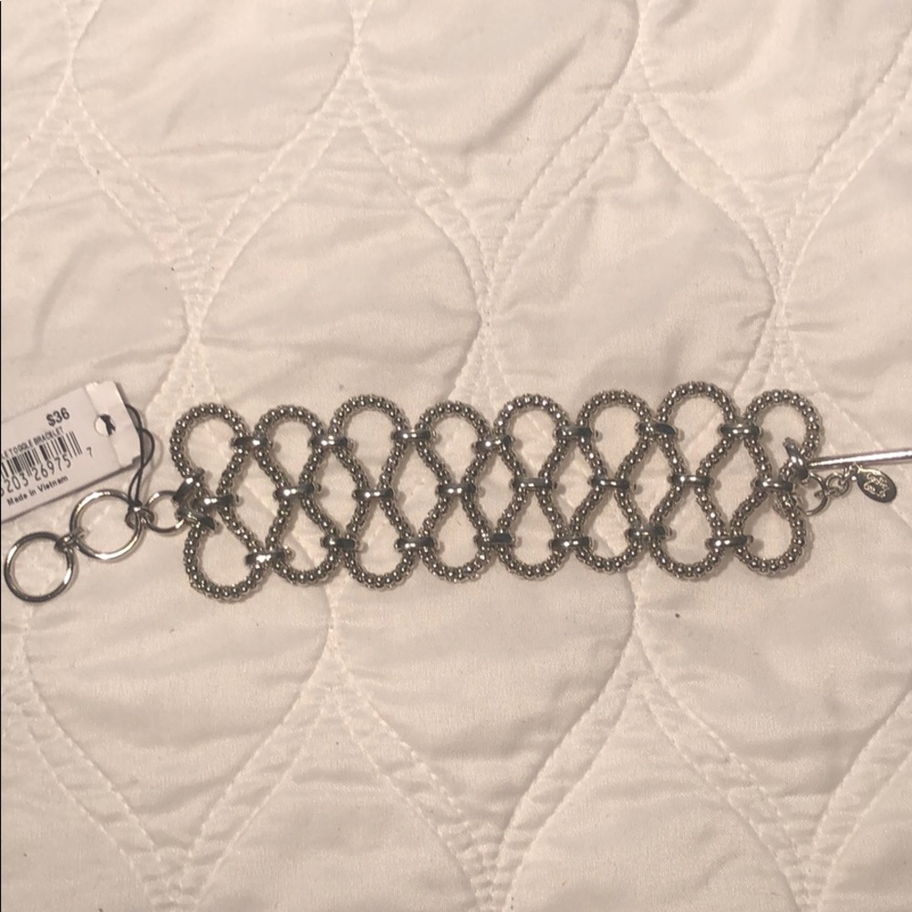 Silver bracelet by Cookie Lee